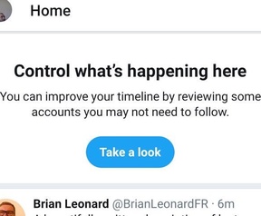 Twitter-test: unfollow list