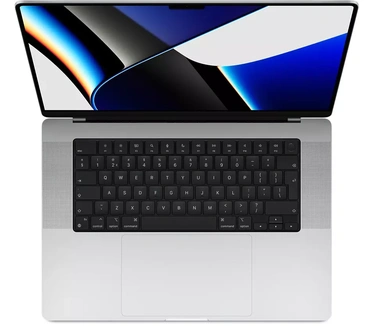 Apple Macbook Pro 2021 16" M1 Pro 10 Core, 16-core GPU, 16GB ram, 2TB ssd, Qwerty, Zilver