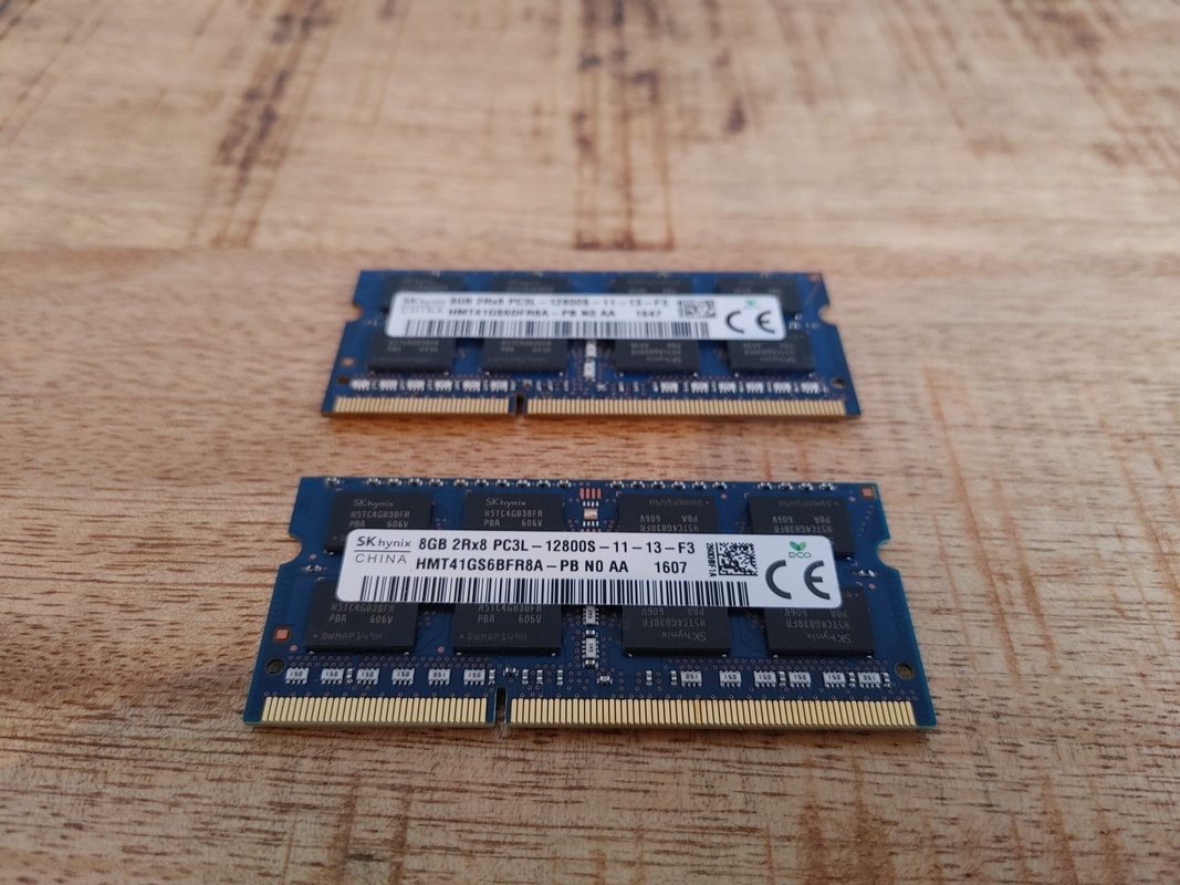 16GB RAM (2X8GB) PC3L 12800S 8 GB DDR3L 1600Mhz Sodimm - Foto 3