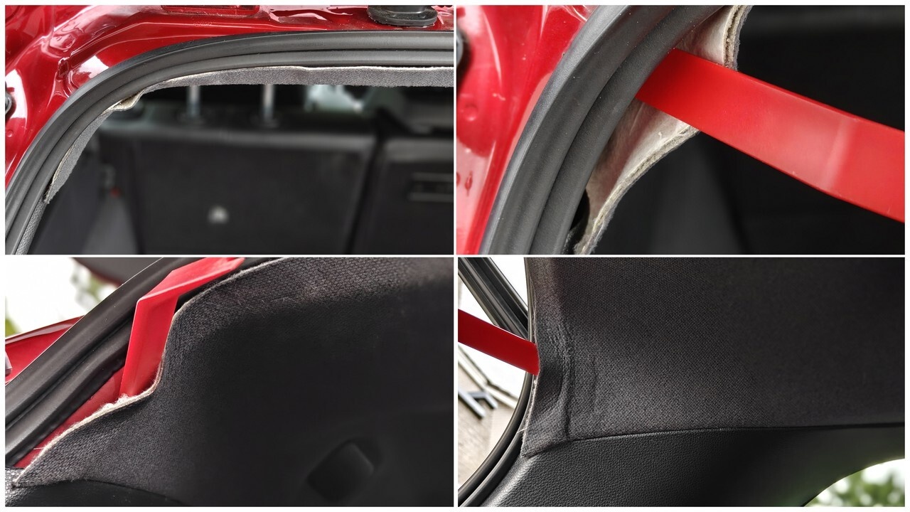 Losmaken rand hemelbekleking achterbak - Toyota Corolla Hybrid (E21(0))