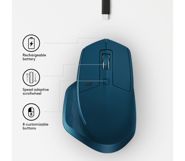 Logitech MX Master 2S Blauw