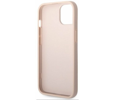 Guess 4G Metal Logo Back Case Apple iPhone 15 Plus (6.7") - Roze Roze