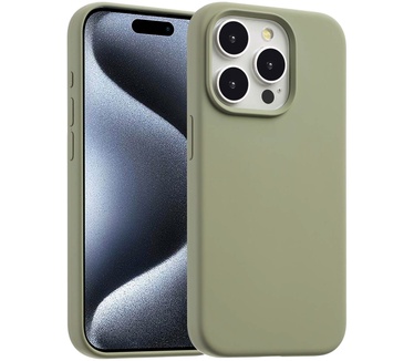 Accezz Liquid Silicone Backcover met MagSafe