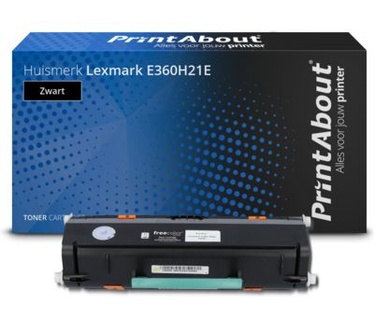 PrintAbout Huismerk Lexmark E360H21E Toner Zwart Hoge capaciteit