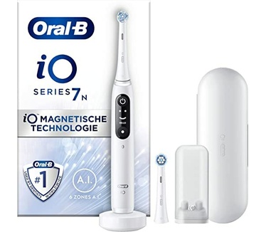 Oral-B iO - 7n Wit, 2 opzetborstels