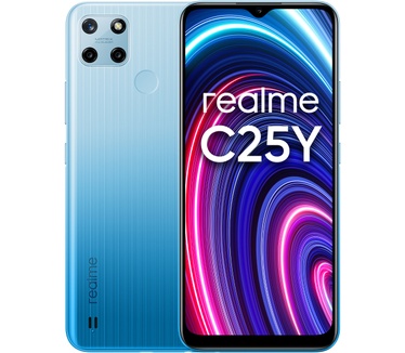 Realme C25Y, 128GB opslag Blauw
