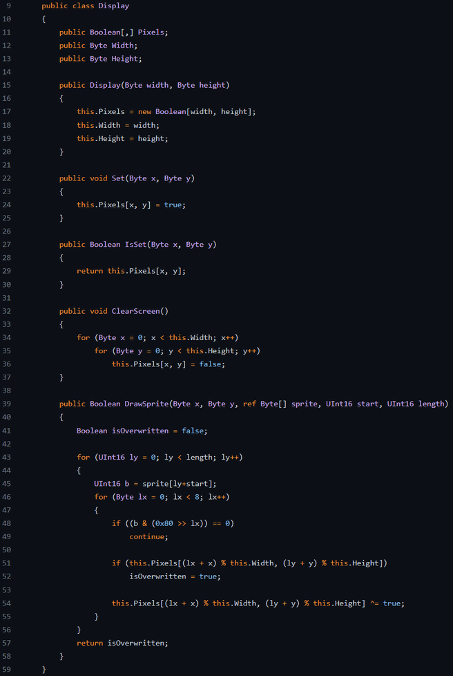 CHIP-8 Display Implementation [10364]