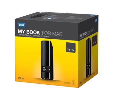 WD My Book for Mac USB 3.0 3TB Zwart