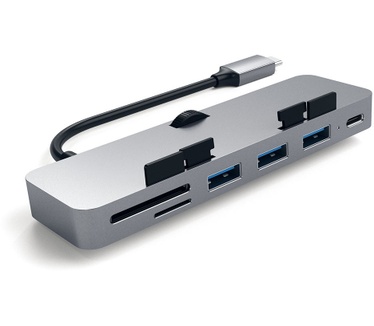 Satechi USB-C Clamp Hub Pro - Spacegrijs