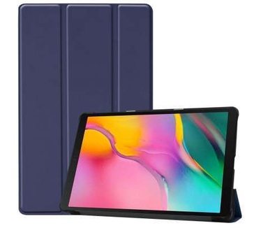 qMust Samsung Galaxy Tab A 10.1 2019 Smart Tri-Fold Case - Blauw