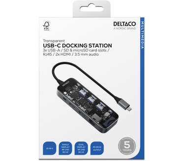 Deltaco USBC-HDMI30