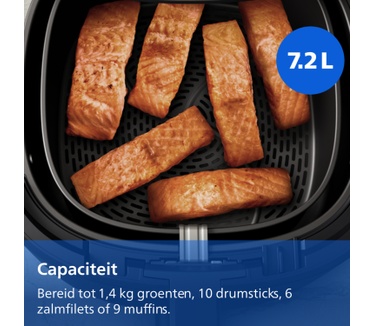 Philips Novaplus Philips Airfryer 5000-serie met stoom 7,2 l