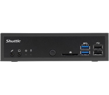 Shuttle XPC slim Barebone XPC slim DQ170 Sockel 1151 Core i7/i5/i3 2X DDR3L 1600 1XSATA/SSD Chip Q170 4in1-CR HDMI 2XDP USB2/3 2xRJ45 schwarz