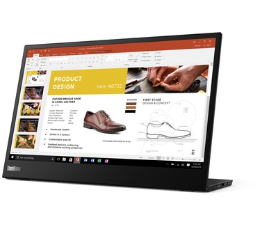 Lenovo ThinkVision M14 (61DDUAT6EU) Zwart