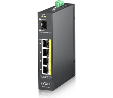 ZyXEL RGS100-5P Unmanaged Rugged Switch