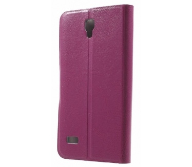 Kees Lederlook Portemonnee Hoesje Huawei Y5 - Roze