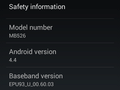 Motorola Defy met Android 4.4