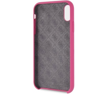 Guess Silicone HardCase - Apple iPhone XR (6.1") - Roze  Roze
