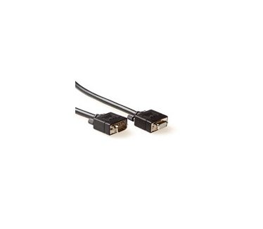 Intronics Ultra High Performance VGA verlengkabel male-female met molded kappen