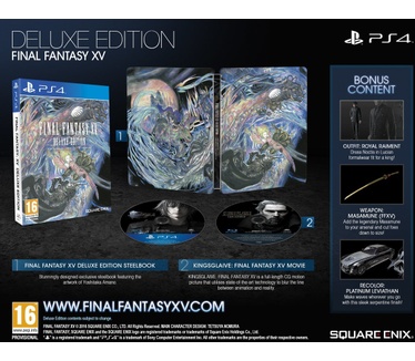 Final Fantasy XV Deluxe Edition, PlayStation 4, Xbox One