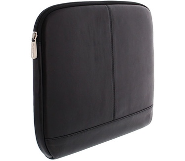 Plevier 13-14 inch sleeve nappa leer zwart