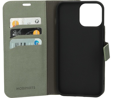 Mobiparts Classic Wallet Case Apple iPhone 13 Pro Max Stone Green