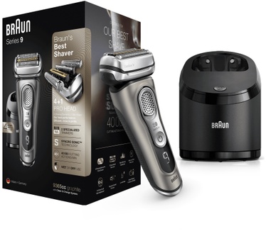 Braun Series 9 9365cc Nieuwste Generatie Elektrisch Scheerapparaat, Clean&Charge-station, Grafiet