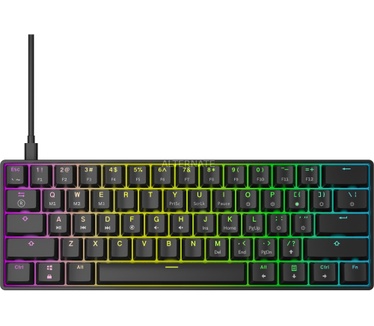 HK Gaming HK Gaming GK61 Gateron Brown (Qwerty, US) Zwart