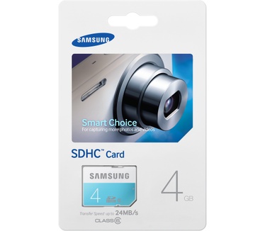 Samsung Standard 4GB SDHC