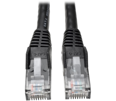 Tripp-Lite Cat6 Gigabit Snagless Molded Patch Cable (RJ45 M/M) - Black, 1.83 m