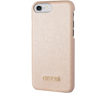 Guess Saffiano Hard Case voor Apple iPhone 7 (4.7") - Roze Roze