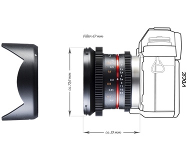 Walimex Pro 12mm f/2.2 Video