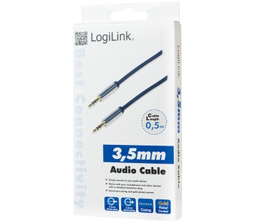 LogiLink 3.5mm - 3.5mm 0.5m