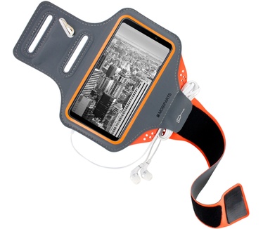Mobiparts Comfort Fit Sport Armband Samsung Galaxy A9 (2018) Neon Orange