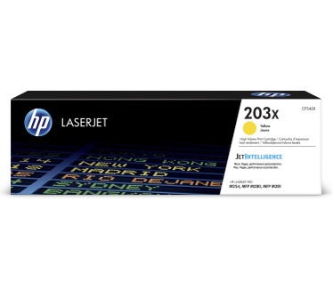 HP Originele 203X high-capacity gele LaserJet tonercartridge