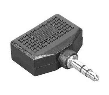 Hama Audio Adapter 3,5 mm Plug Stereo - 2 x 3,5 mm Jack Stereo