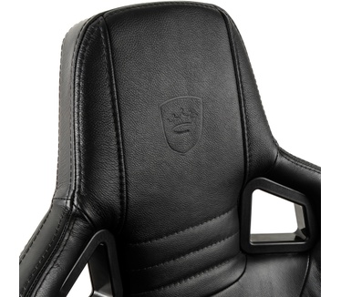 Noblechairs EPIC Real Leather Gaming Chair, Zwart