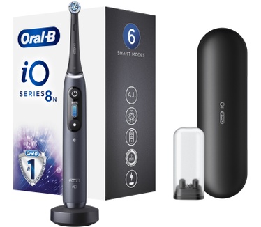 Oral-B iO - 8n - Elektrische Tandenborstel Zwart Powered By Braun