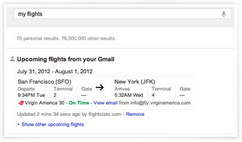 Google My Flights