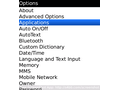 Blackberry Pearl 3G 9105 - screenshot