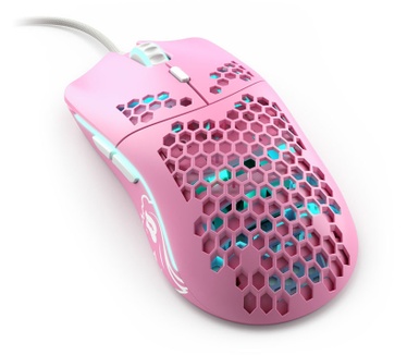 Glorious PC Gaming Race Extremely light weight (67/68g) Eye catching design with clean lines and RGB illumination Honeycomb surface for strength & comfort Includes high quality G-skates mouse feet