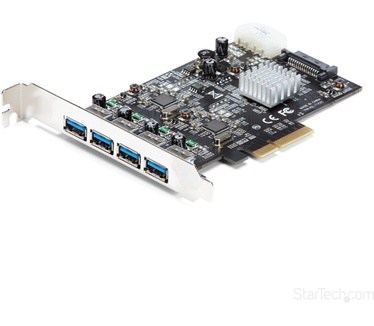 Startech.com 4 poorts USB 3.1 (10Gbps) kaart 4x USB-A met twee onafhankelijke kanalen PCIe