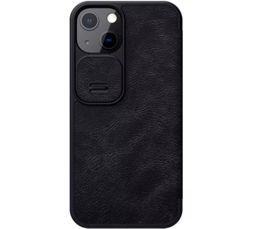Nillkin Qin Pro PU Book Case - Apple iPhone 13 (6.1") Zwart