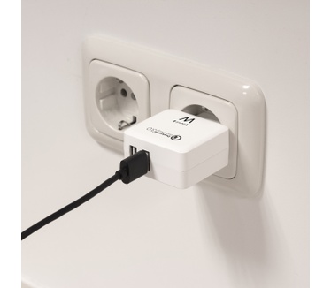Ewent EW1233 2-Poorts USB Lader 4A met Quick Charge(TM) 3.0