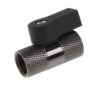 Alphacool Kogelkraan G1/4 - Nikkel Zwart