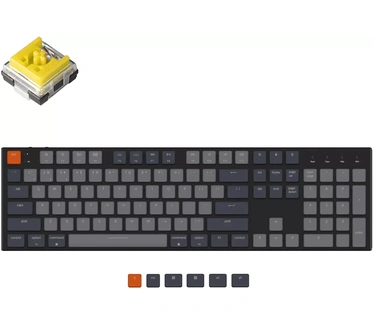 Keychron K5 Ultra-Slim Wireless (White backlight Aluminum body Keychron mechanical hot swap Banana switch, Qwerty US)