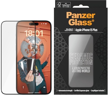 PanzerGlass PG Scrn Ceramic iPhone 15 Plus UWF WA
