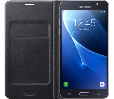 Samsung Galaxy J5 (2016) Flip Wallet - Black (Galaxy J5(2016)) Zwart