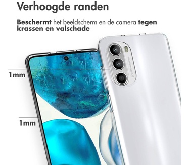 Accezz Clear Backcover Motorola Moto G52 / G82 - Transparant