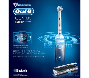 Oral-B Genius 9100S White Elektrische Tandenborstel Powered By Braun